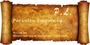 Perisics Laurencia névjegykártya